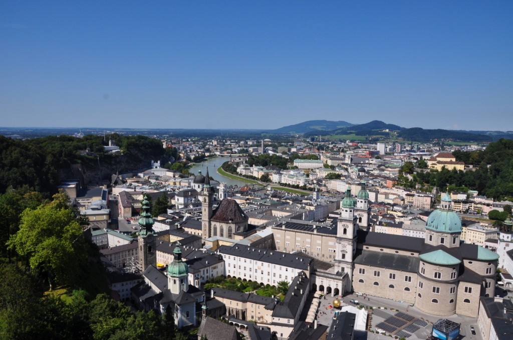 View from Hohensalzburg over Salzburg